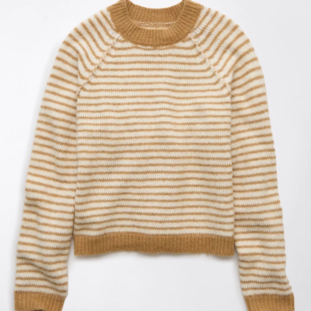 Women’s American Eagle Soft Striped Sweater - Picture 2 of 5